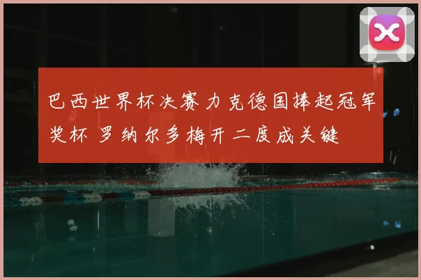 巴西世界杯决赛力克德国捧起冠军奖杯 罗纳尔多梅开二度成关键