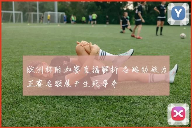 欧洲杯附加赛直播解析 各路劲旅为正赛名额展开生死争夺
